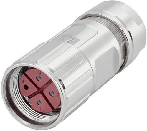 Siemens Sensor-Aktor-Steckverbinder 6FX20030LL13 in Silber mit 4 Polen - Bild 1