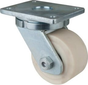BS Schwerlastrolle RR100.B16.152 mit Schraubbefestigung aus Kunststoff in Beige - Bild 1