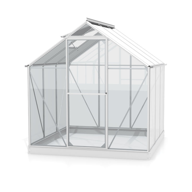 Vitavia Gewächshaus Triton 3800 aus eloxiertem Aluminium mit Stahlfundament und 3 mm ESG-Glas, 3,8 m² - Bild 3