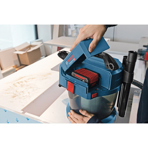 Bosch Professional GAS 18V-10 L Akku-Nass-/Trockensauger in Blau und Schwarz - Bild 6