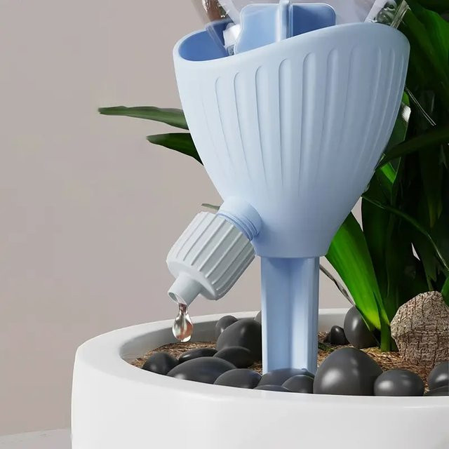 Lazy Home Automatisches Bewässerungsgerät mit einstellbarer Tropfgeschwindigkeit für deine Pflanzen in Grün oder Blau - Bild 1