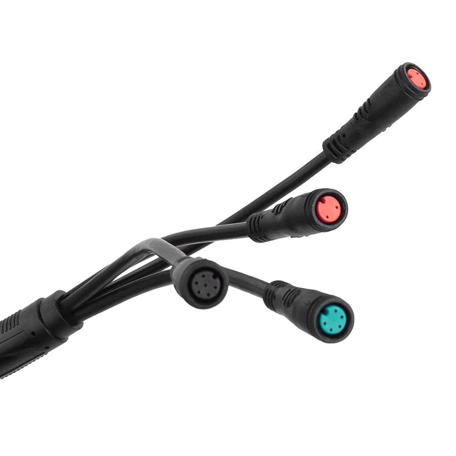 Kugoo E-Roller Dashboard Controller Kabel in Schwarz für Kugoo M4 und M4 Pro mit Motor-Netzkabel und Datenleitung - Bild 4