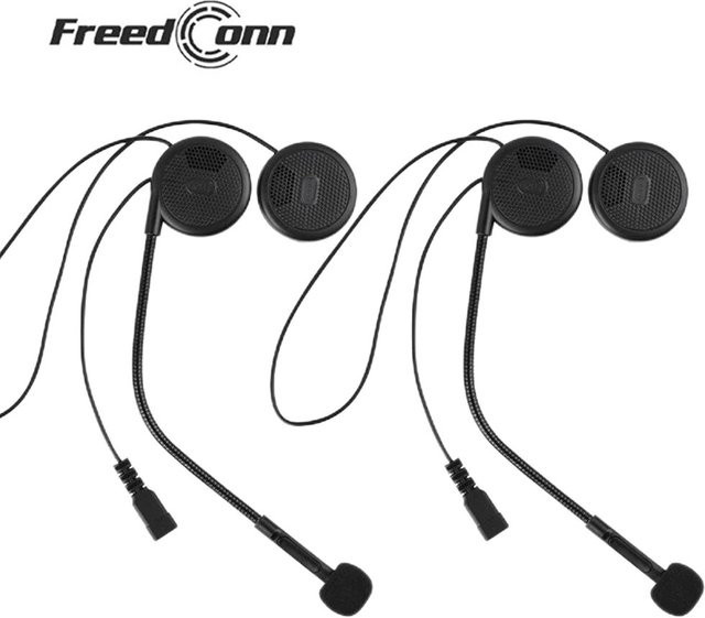 Freedconn L1M Bluetooth Motorrad Helm Intercom Headset in Schwarz mit In-Ear Kopfhörern für Musik und Freisprecheinrichtung - Bild 1