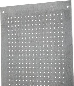 Regalwerk BERT Seitenwand Lochblech grau galvanisiert H x T: 207,5 x 80 cm inkl. Nieten - Bild 1
