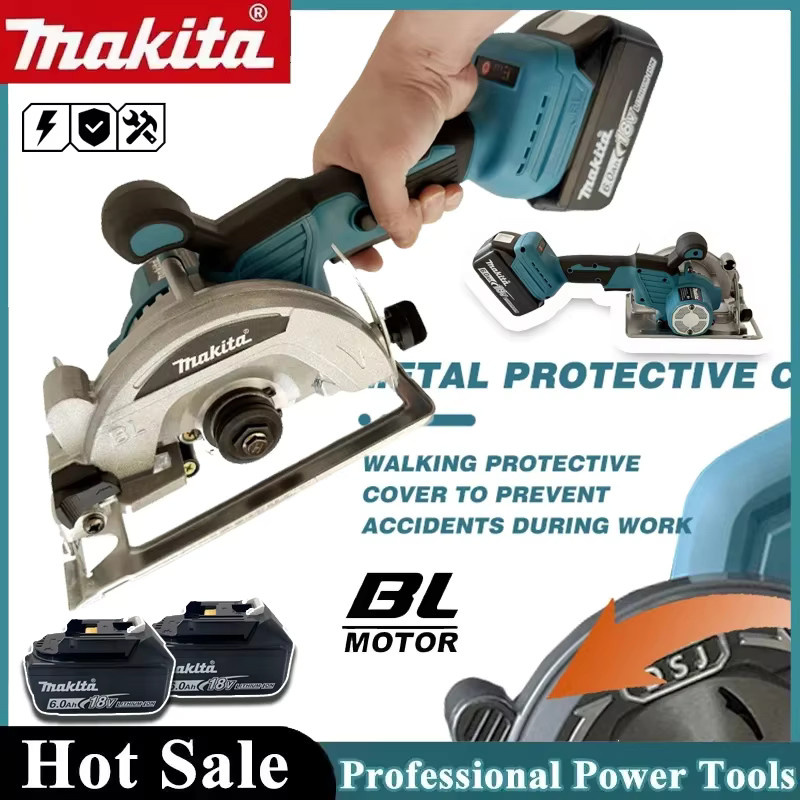 Makita Akku-Kreissäge 125mm mit bürstenlosem Motor, 5000 U/min und 45-Grad-Schnittverstellung, kompatibel mit Makita 18V LXT Akkus - Bild 2