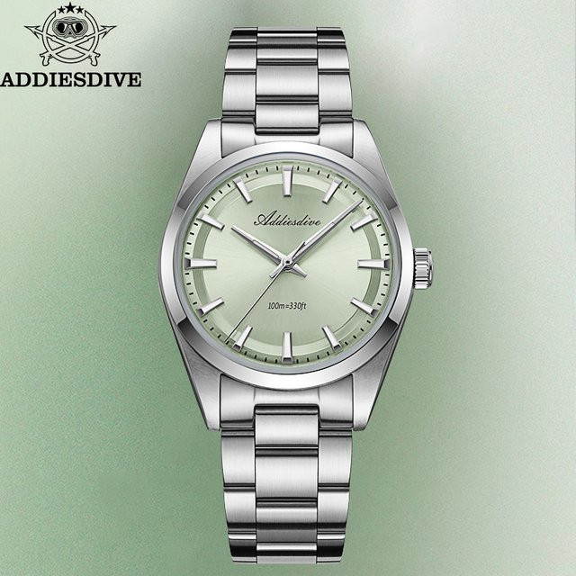 ADDIESDIVE Armbanduhr Edelstahl, Quarz, Blau, Herren - Bild 1