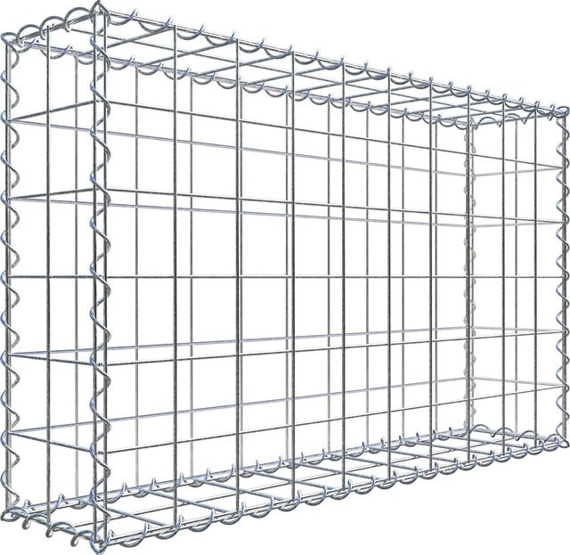 Gabiona Gabione aus Stahl in Silber, Maschenweite 10 x 10 cm, B/T/H: 60 x 100 x 20 cm - Bild 1
