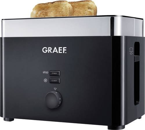 Graef Toaster TO 62 Doppelschlitz-Toaster in Schwarz - Bild 2