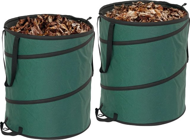 Outsunny Gartenabfallsack aus Oxford-Stoff in Grün, H: 65 cm, B: 55 cm - Bild 1