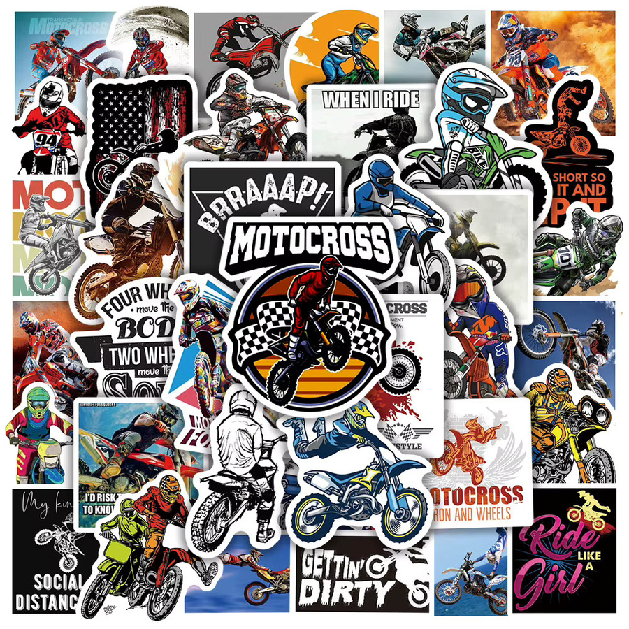 Charile Berg Motorrad Sport Aufkleber, Cartoon Graffiti Aufkleber - Bild 1