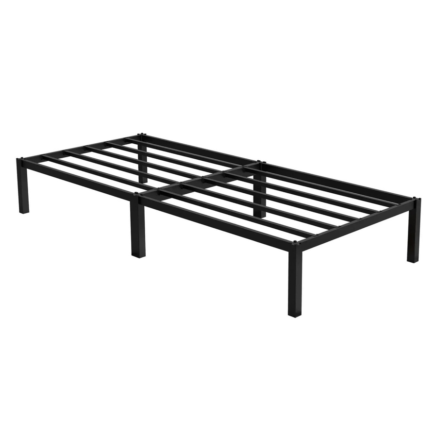 ML-Design Metallbett mit Stahlrahmen und Lattenrost in Schwarz, B/T/H: 90 x 200 x 31 cm - Bild 2