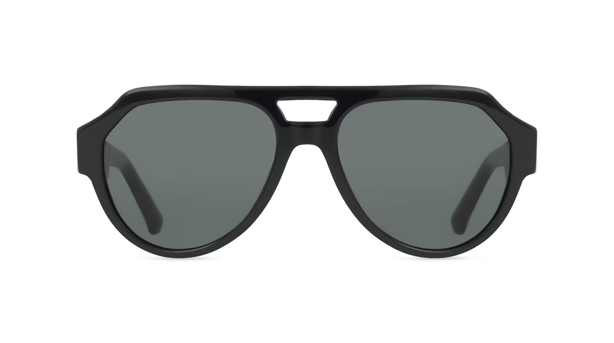 Dolce&Gabbana 0DG4466 Sonnenbrille, Vollrand, Quadratisch, Acetat, Herren, schwarz, grau - Bild 1