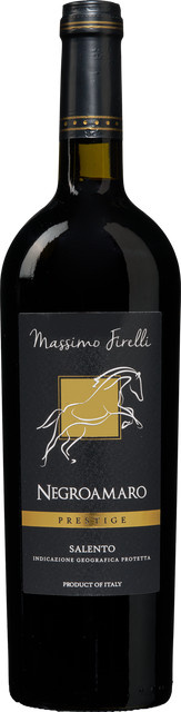 Massimo Firelli Negroamaro Salento Prestige, Rotwein, 0,75 l - Bild 1