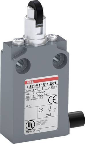 ABB LS20M15B11-U01 Positionsschalter mit Kuppenstößel, 10A, IP67, Grau - Bild 1
