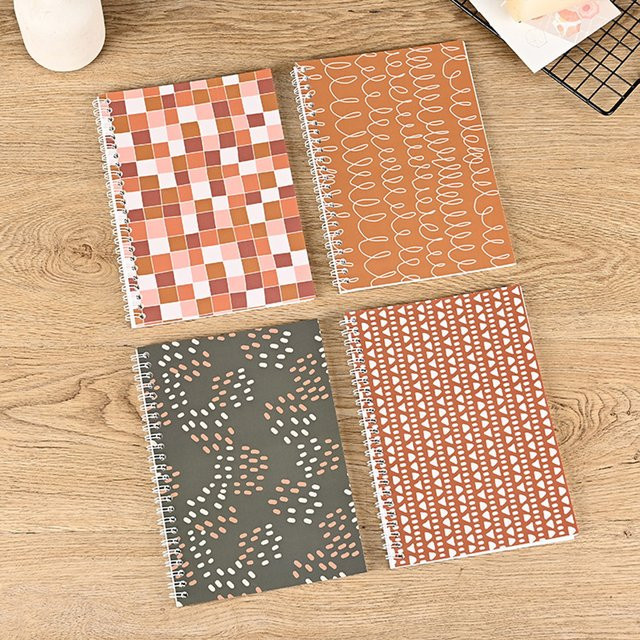 Doppelseitiges Aufkleber-Aufbewahrungsnotizbuch im A5 Format mit Trennpapier und Spiralring für Scrapbooking und Journaling - Bild 1