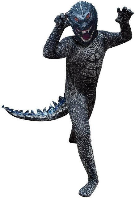 WW Clothing Godzilla Vs King Kong Cosplay Kostüm, Dinosaurier, Schwarz, ab 14 Jahren - Bild 1