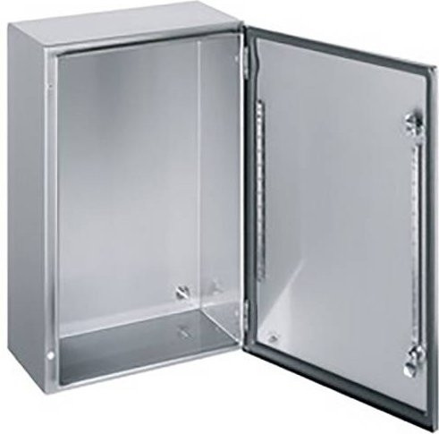 Schneider Electric SPACIAL S3X Edelstahl 316L Gehäuse mit Scotch Brite Oberfläche in Silber, H: 30,0 cm, B: 20,0 cm, T: 15,0 cm - Bild 1