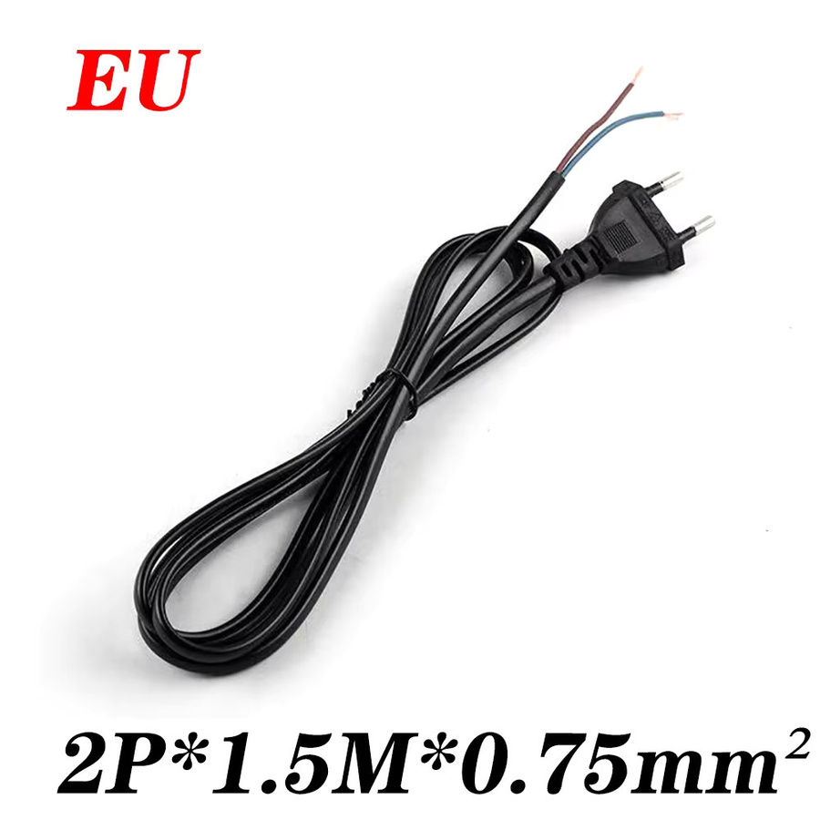 LAJQTAO EU Power Verlängerungskabel mit europäischem Stecker in Schwarz - Bild 2