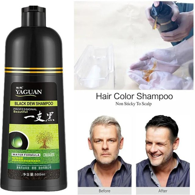 jaysuing Haar färbemittel Shampoo, Kräuter, Unisex, Schaum - Bild 1