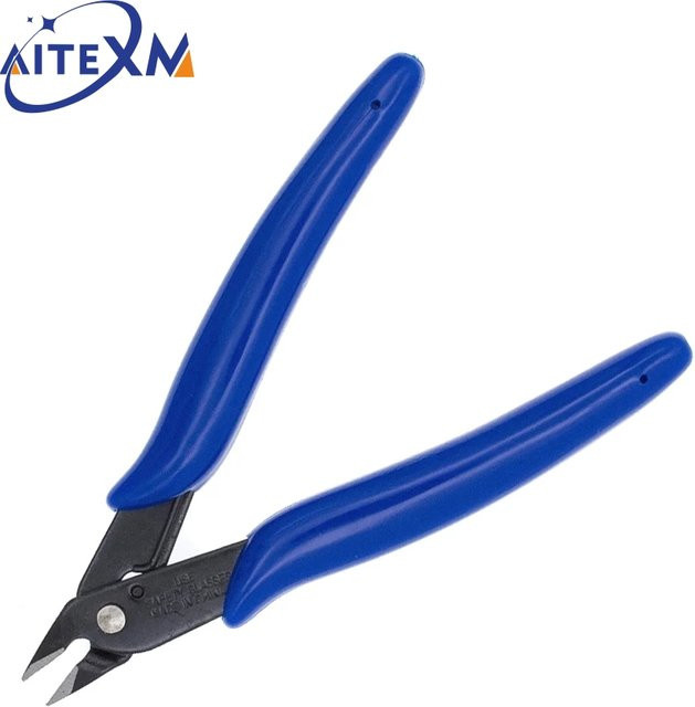 YANXD Elektronische Diagonalzange für Wunschklemmen DIY-Zange in Blau - Bild 1