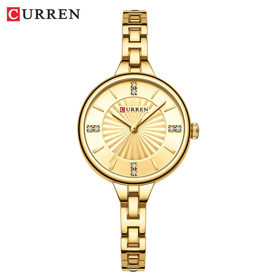 Curren Armbanduhr Quarz, Gold, Milanaise, Damen - Bild 2