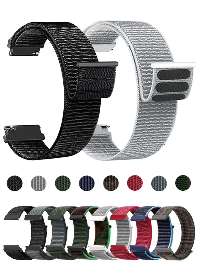 COROS Uhrenarmband Nylon, Schwarz, Unisex, 20/22mm - Bild 7