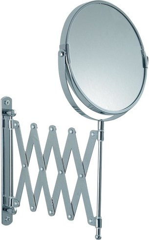 JOKEY Kosmetikspiegel Vivienne rund in transparent und silver, Durchmesser: 18 cm - Bild 1