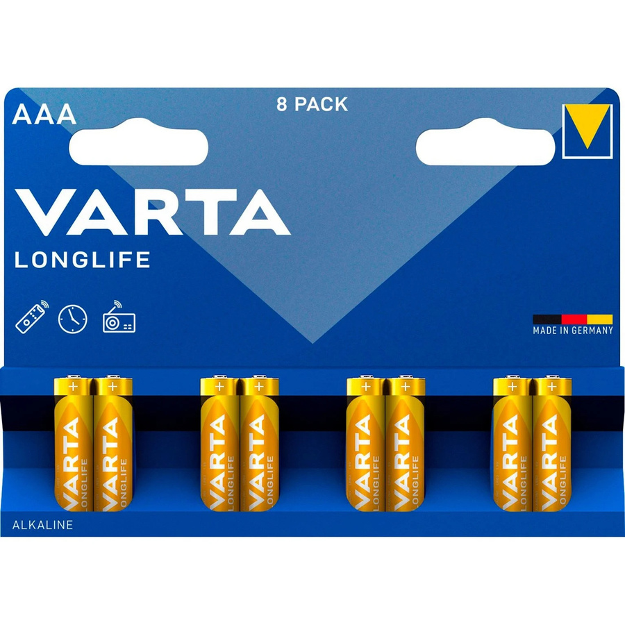 VARTA Longlife Batterie LR03 AAA Micro in Gelb - Bild 1