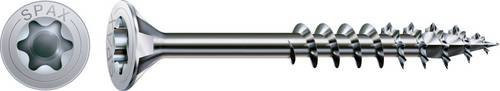 Spax Universalschraube Holzschraube mit T-STAR plus Senkkopf und 4CUT aus verzinktem Stahl, Durchmesser: 6 mm, Länge: 110 mm, 100 Stück - Bild 1