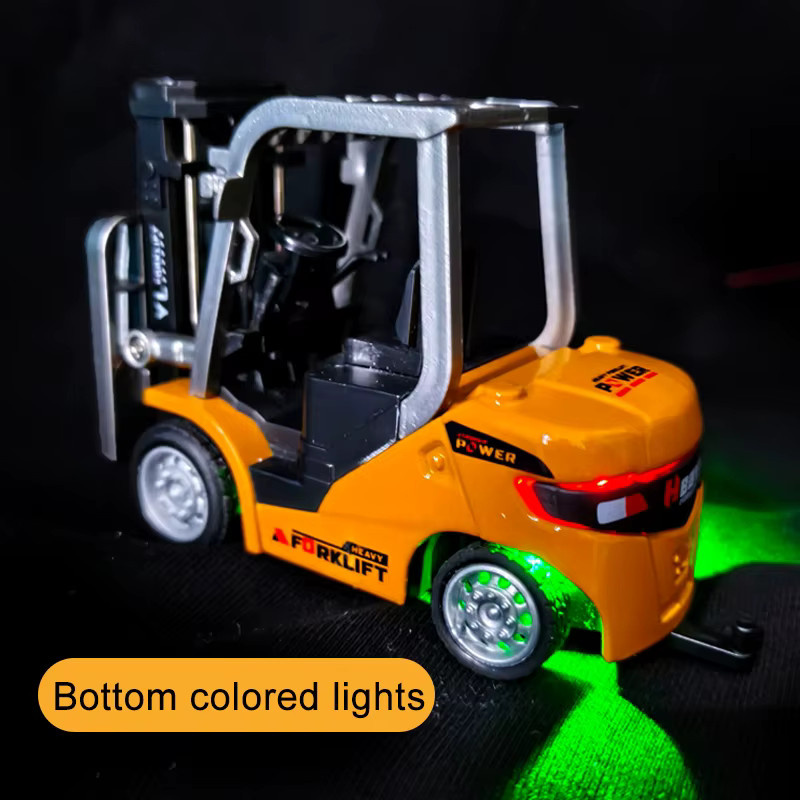 Teeggi Mini RC Gabelstapler, 1:64, aus Legierung, mit Licht und Musik, APP-Steuerung - Bild 6