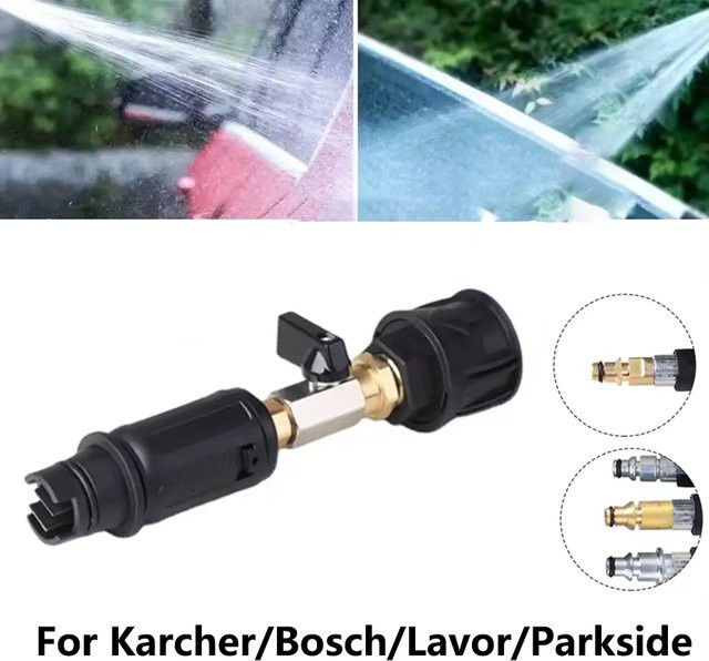 Verstellbarer Hochdruckreiniger-Düsensprüher mit Ventil für Karcher Lavor 3000 PSI, mehrfarbig - Bild 1