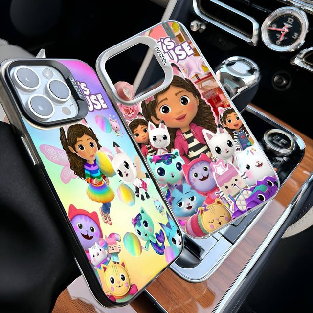 Cartoon Gabby's Dollhouse Handyhülle für iPhone 11 bis iPhone 17 Pro Max in Multicolor mit matter Oberfläche - Bild 1