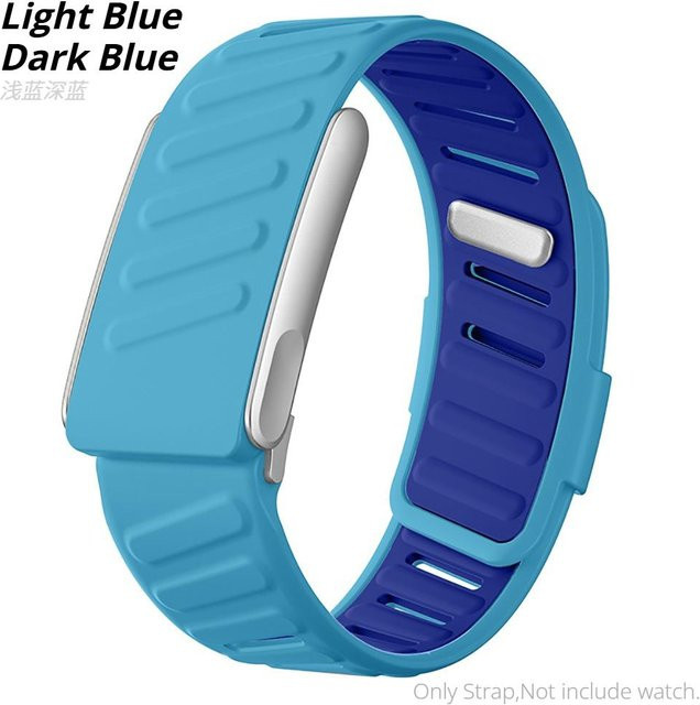 SportFlex Ersatzarmband für WHOOP 5.0, Silikon, blau, Unisex - Bild 1