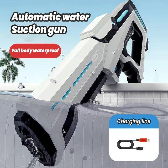 NiNi02 Elektrische Durchgehende Wasserpistole, Schwarz - Bild 1