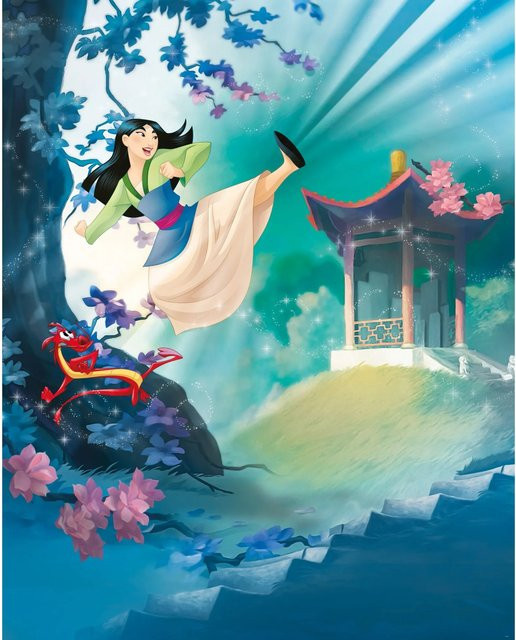 Komar Fototapete Mulan aus Vlies in Multicolour, Breite: 200 cm, Höhe: 250 cm - Bild 1