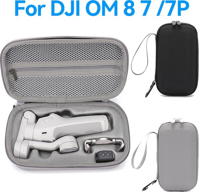 Tragbare Hardcase-Schutzbox für DJI Osmo Mobile 8, 7 und 7P in Schwarz - Bild 1