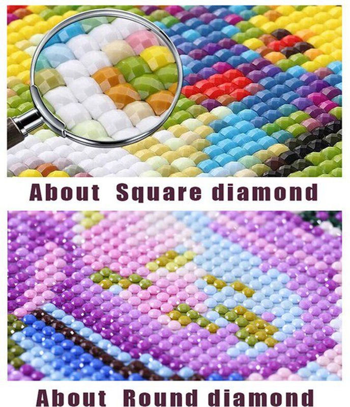 FIYO Diamond Painting Set Einhorn 5D DIY Stickerei mit Kunstharz-Diamanten, Mehrfarbig, B/H: 20 x 30 cm - Bild 1