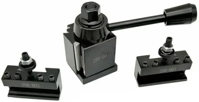OXA Keil Typ Werkzeug Halter Set 3er Pack für FX Schnellwechsel Drehdrehhalter Metallbearbeitung Schwarz - Bild 1