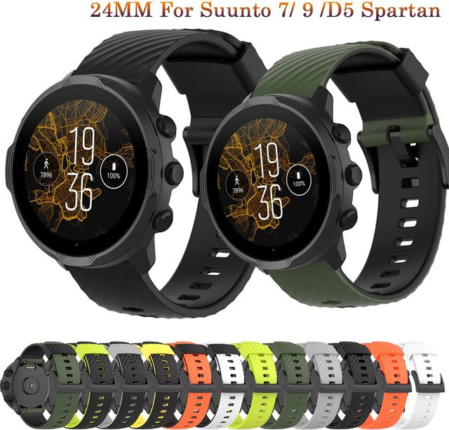 BEYESER Uhrenarmband Silikon, 24 mm, Schwarz, Unisex - Bild 1