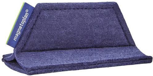 Magnetoplan magnetoWipe ecoAware Tafelwischer blau, B/T/H: 10,5 x 6 x 0,52 cm - Bild 1