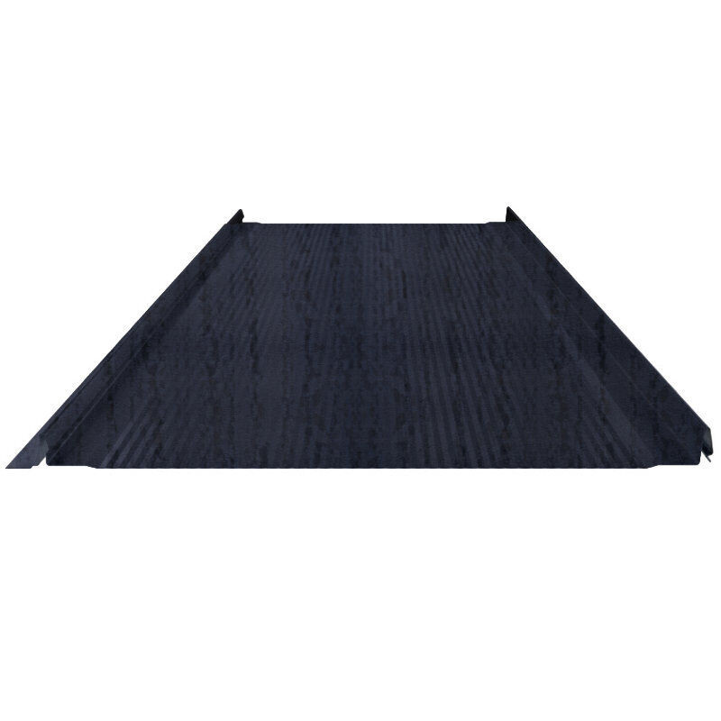 ThyssenKrupp Wood Stehfalz High-Tech Dach und Wand Panel aus Stahl in Schwarz, Breite: 52,8 cm, Materialstärke: 0,50 mm - Bild 1
