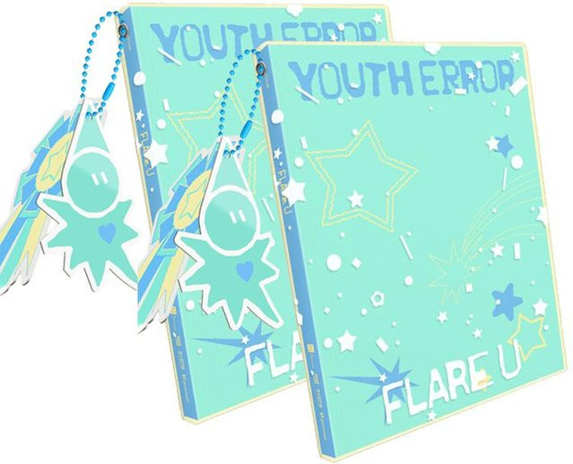 FLARE U – 1. Mini-Album YOUTH ERROR (Tagebuch Ver.) 2er-Set in Multicolour - Bild 1