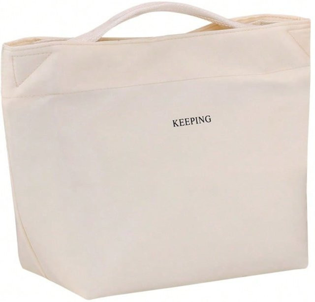 Thermoisolierte Bento-Tasche von XYNN in Beige Bunt - Bild 1
