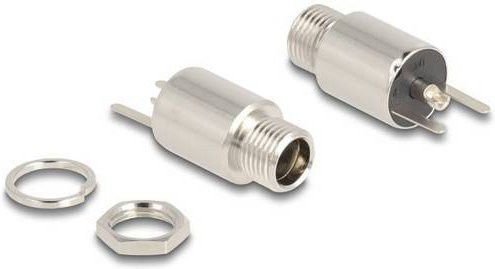 Delock 90170 Steckverbinder gerade in Silber - Bild 1