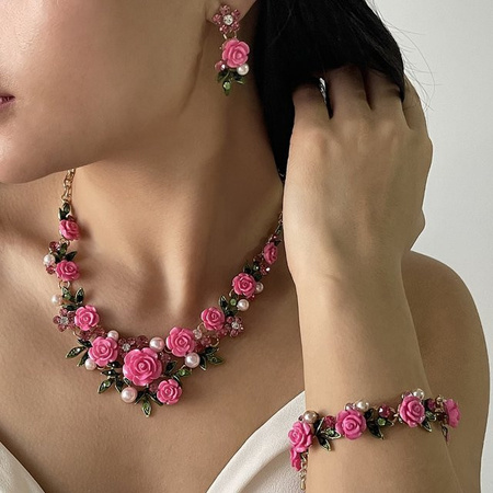 KHWPS Schmuck-Set, Legierung, Perle, Gold, Damen