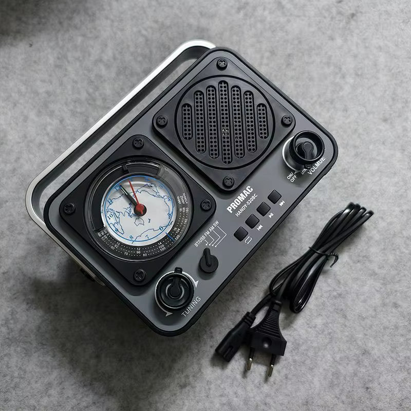 JINSERTA Tragbares Vintage Retro-Radio mit Bluetooth, FM/AM/SW und USB-Unterstützung - Bild 3