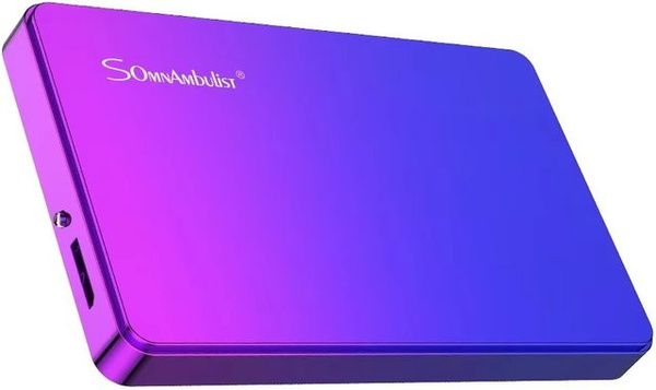 SomnAmbulist Externe Festplatte HDD 2,5 Zoll mit USB 3.0 Anschluss für PC, Laptop, TV, PS4 und Xbox
