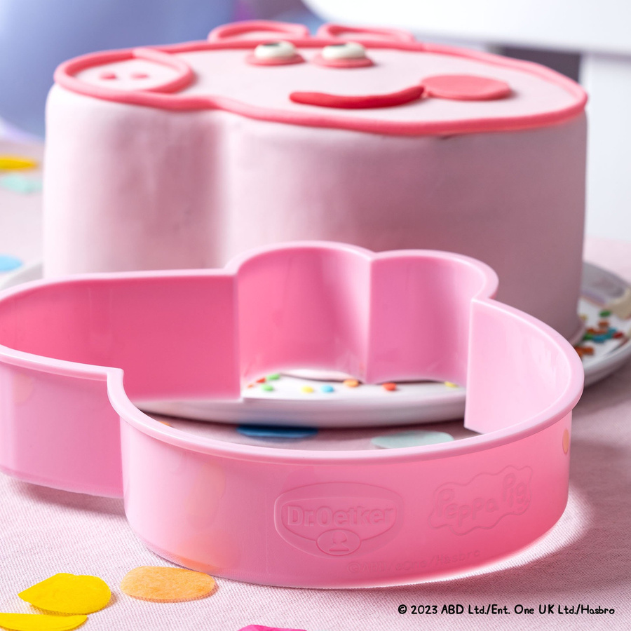 Dr. Oetker Ausstechform Peppa Pig in Pink, Durchmesser: 16,5 cm - Bild 2