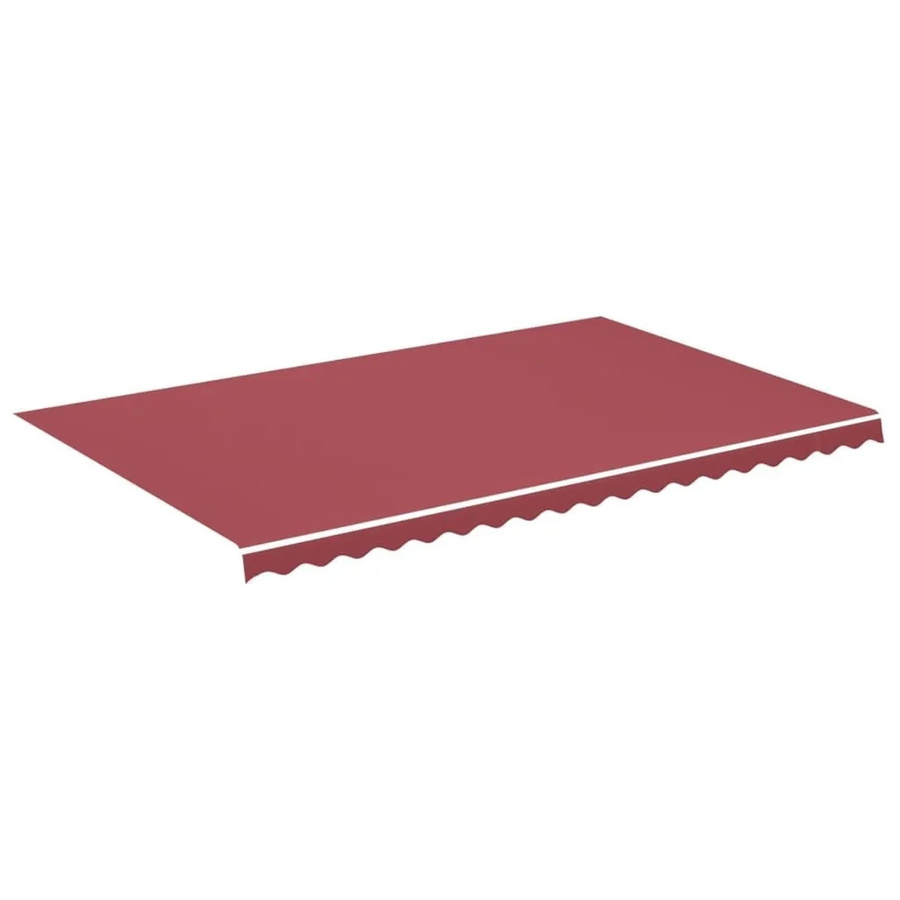 vidaXL Markisenbespannung aus Polyester in Burgunderrot B: 5 m, T: 3 m - Bild 2