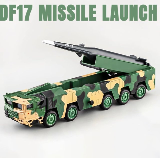 RMZ city DF-17 DF-21D Raketenstart, Modellauto, 1:50, Metall, mit Licht und Sound - Bild 1